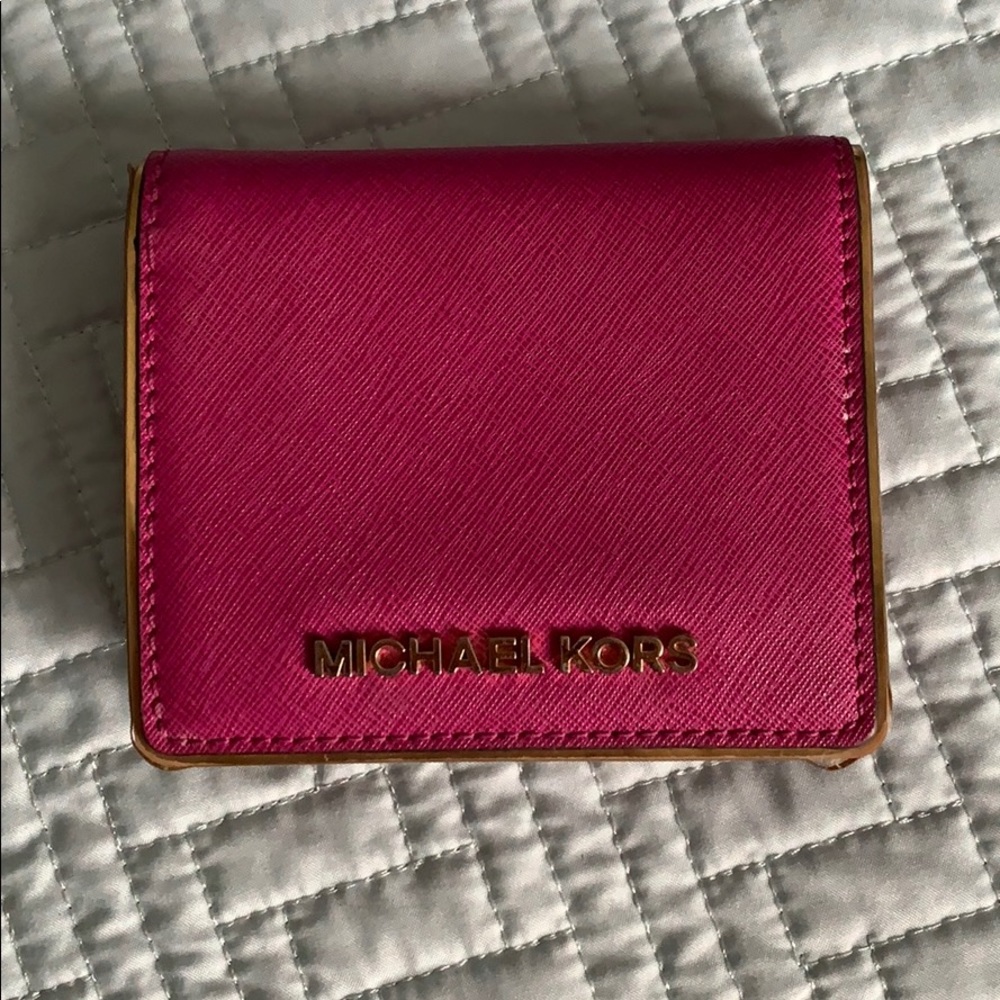 Pink and Gold Michael Kors Wallet
